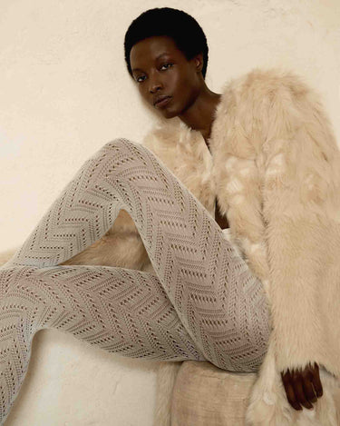 split banner ina pointelle tights ivory swedish stockings 3