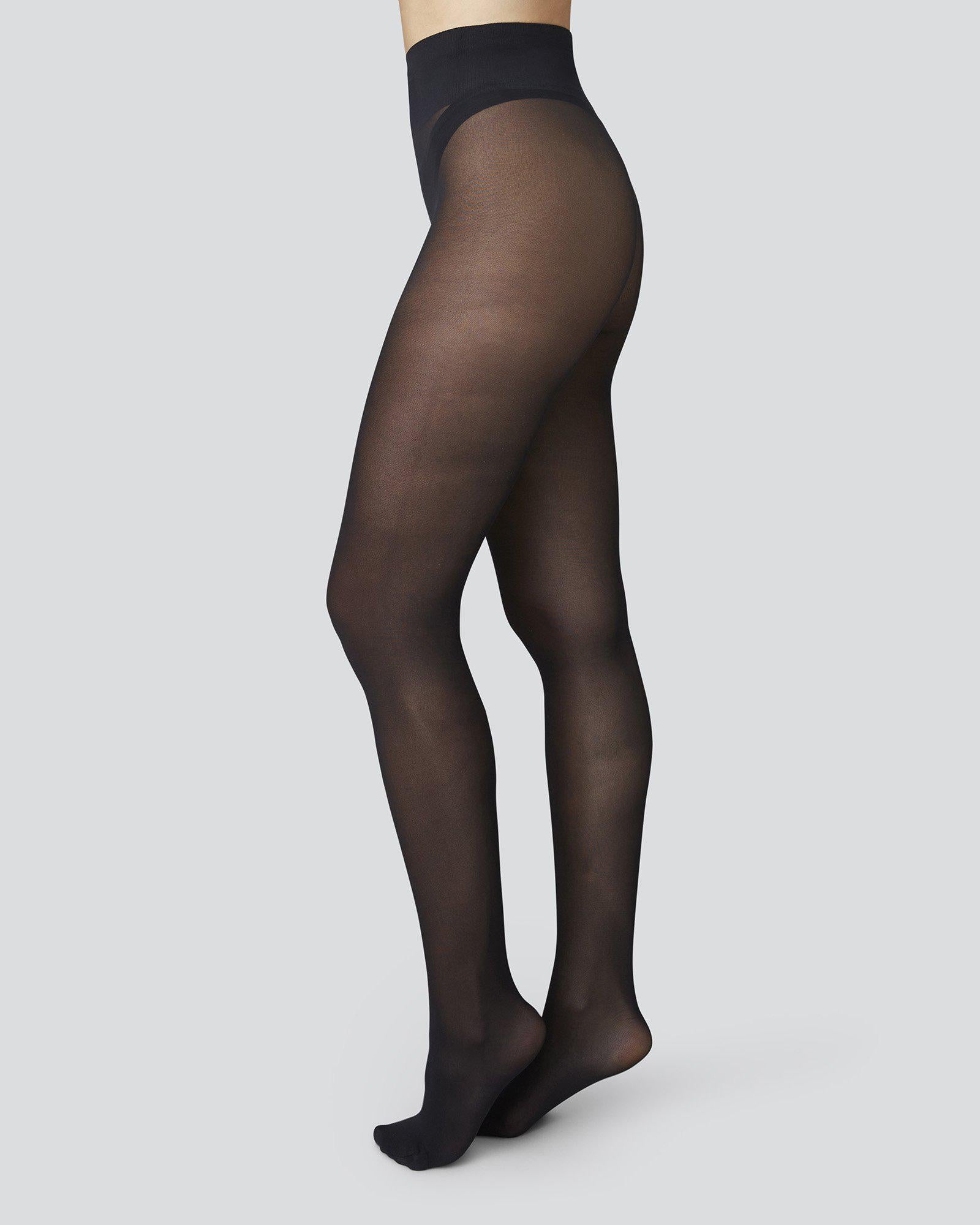 Tights - Black nylon stockings