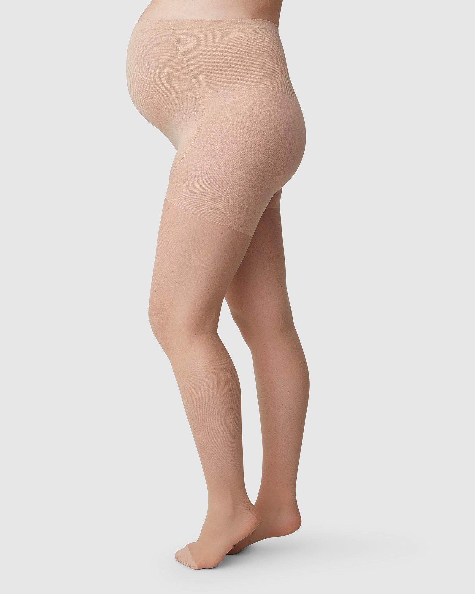 Amanda Maternity Tights Sand 20 den | Shop now - Swedish Stockings