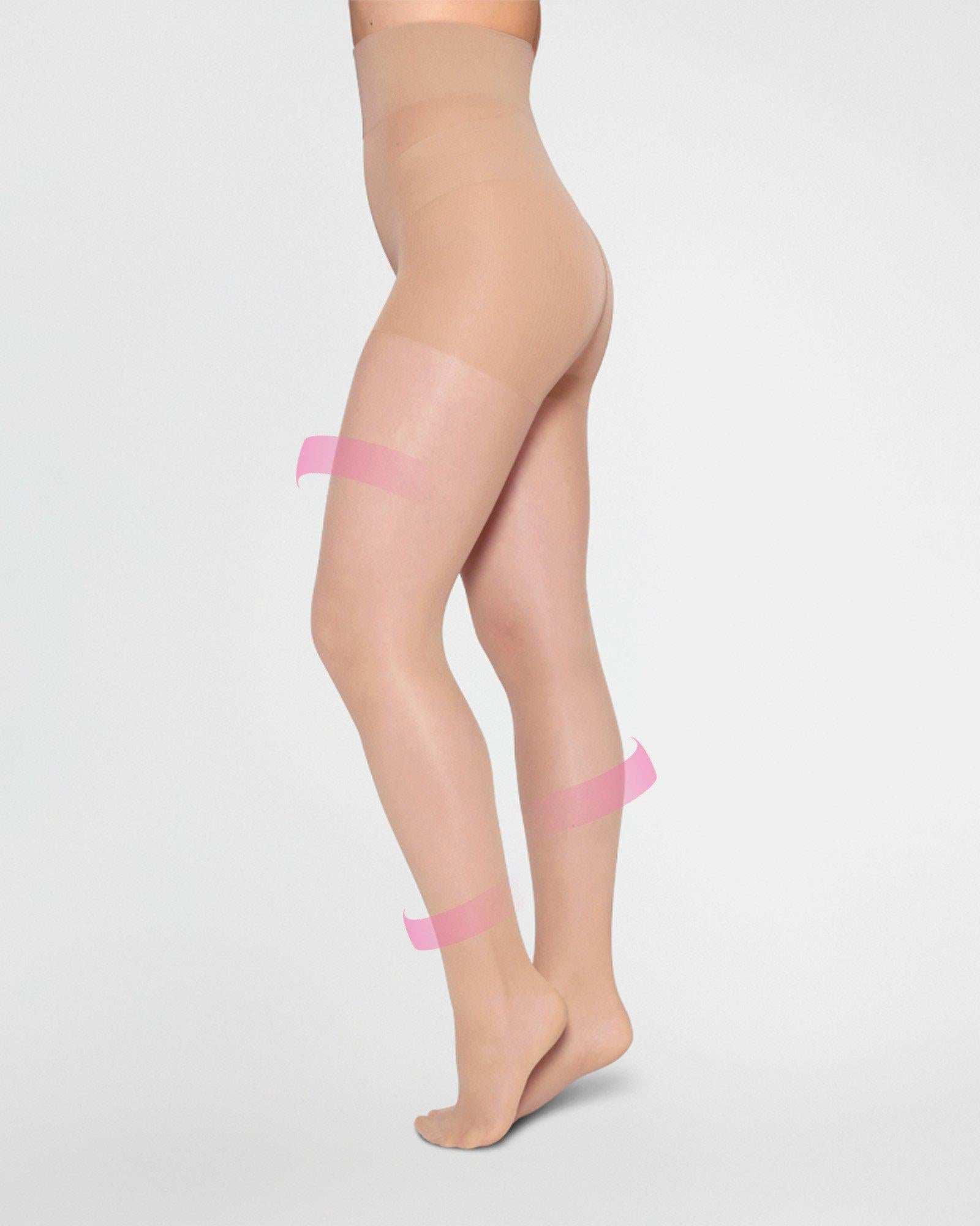 Irma Support Tights Sand 30 den | Shop now - Swedish Stockings