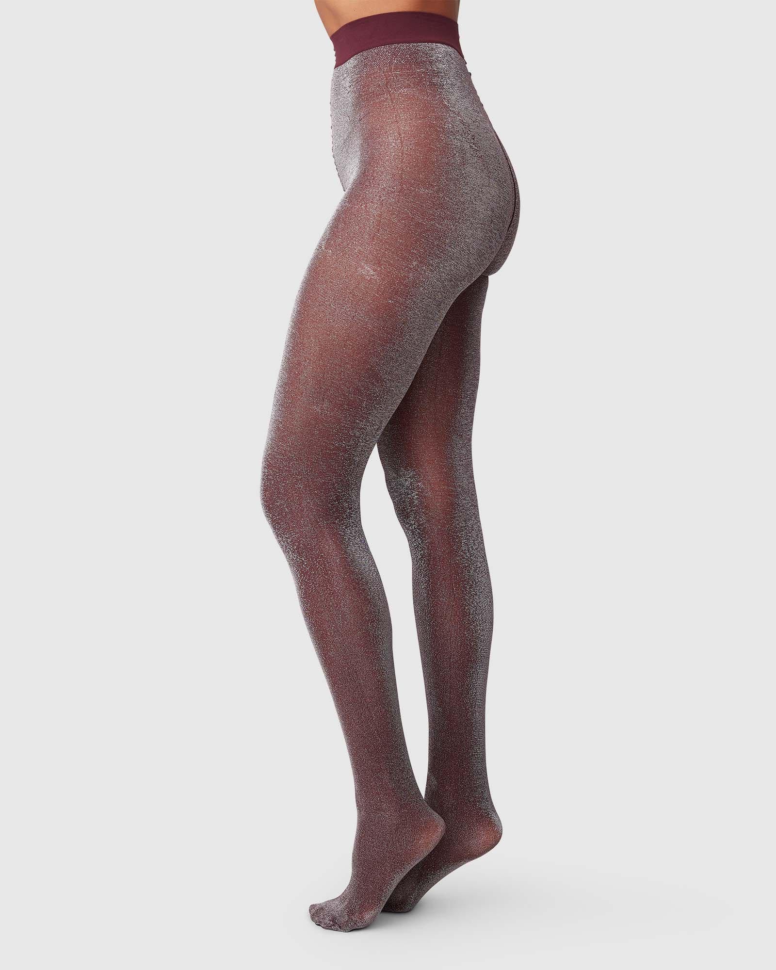 Gold Lurex Shimmer Pantyhose Tights One Size -  Canada