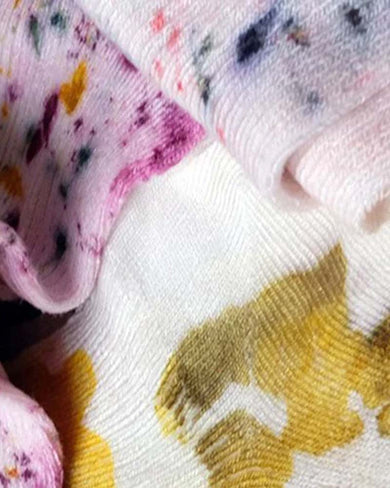 Hilma, Limited edition plant dyed socks by Annika Sandstedt
