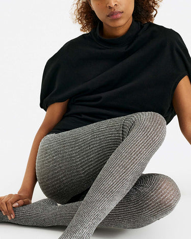 Molly Ribbed Glitter Tights