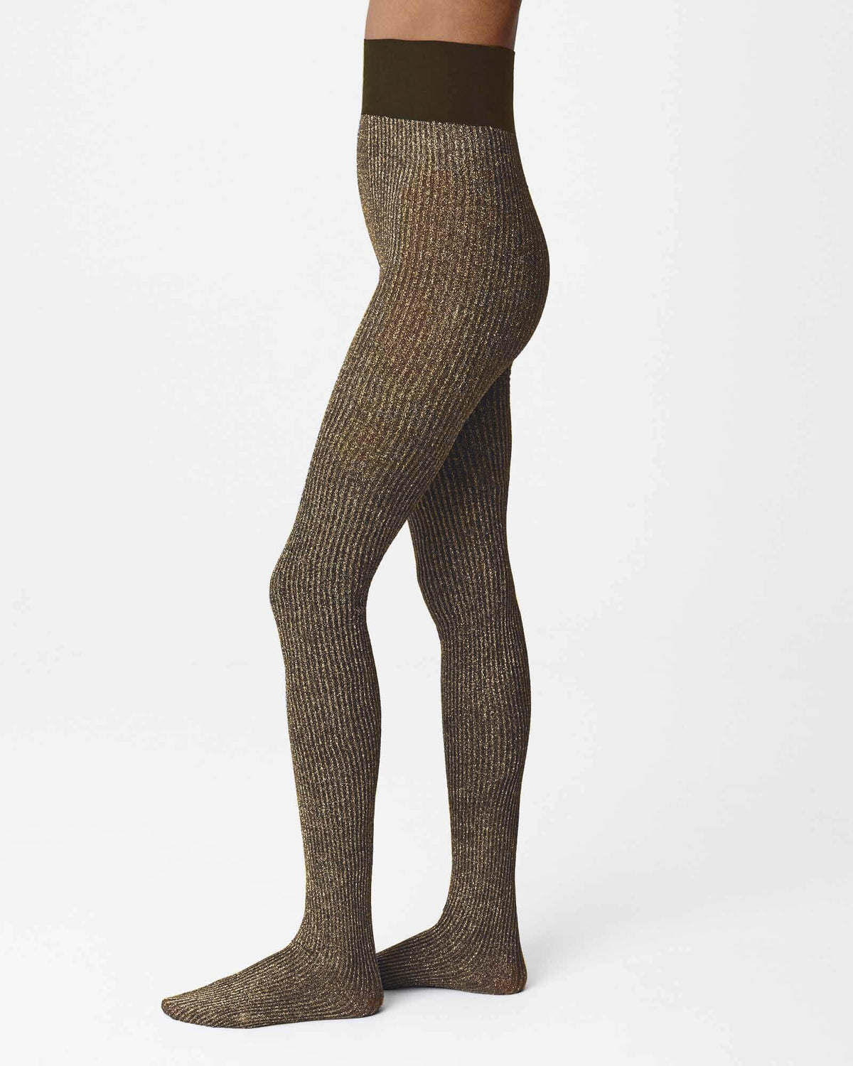 Molly Ribbed Glitter Tights