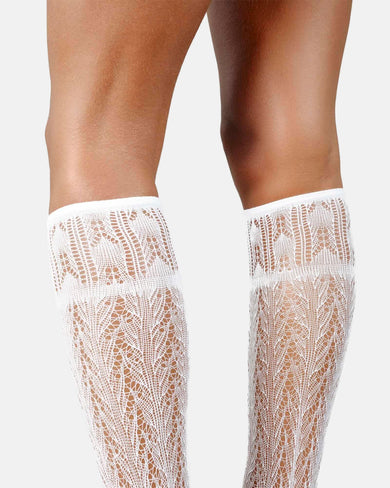 Erica Crochet Knee-Highs