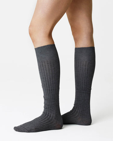 Loelle Ribbed Kniestrümpfe