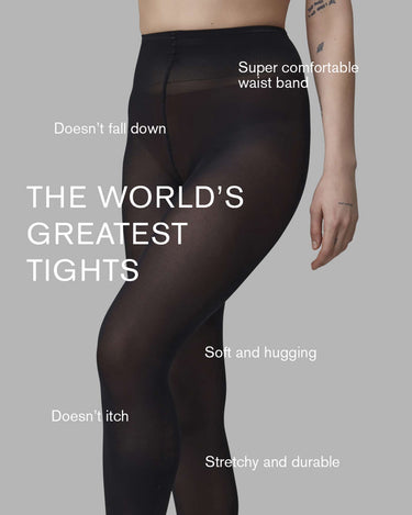 Swedish Stockings Olivia Premium 60 Denier Tights: Best Black