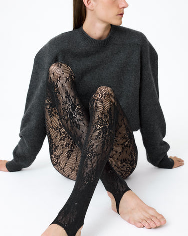 Rosa Lace Stirrup Leggings