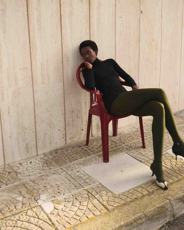 split banner olivia premium tights deep green swedish stockings 2