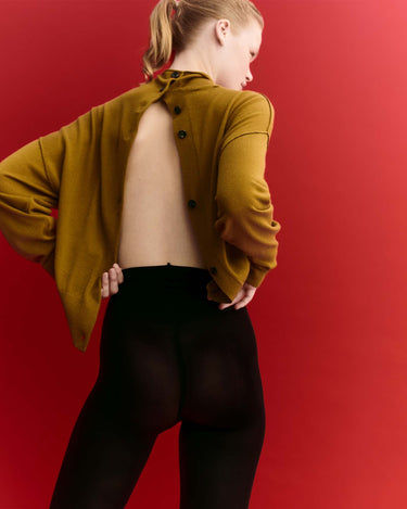 split banner freja tights ivory swedish stockings