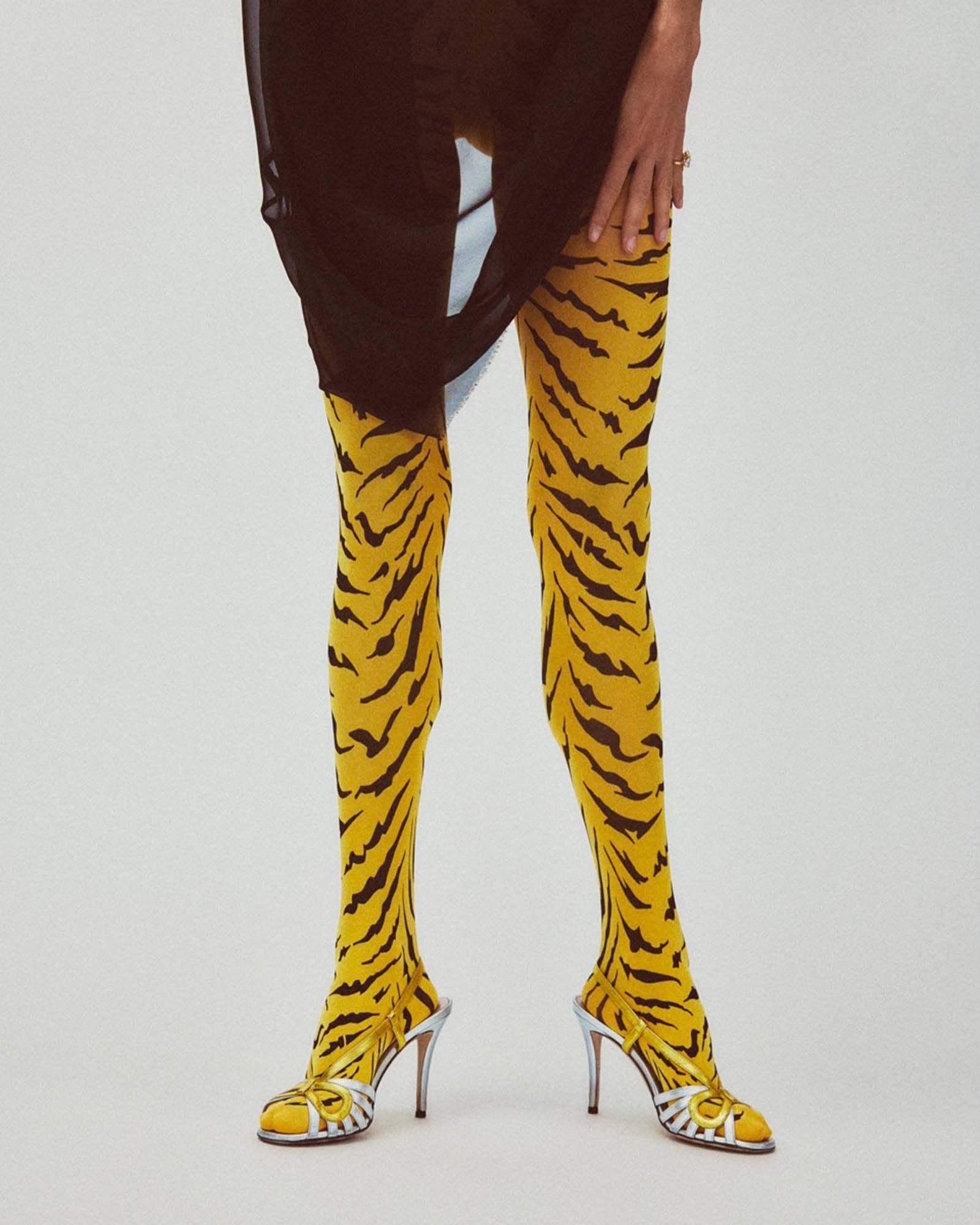Roxana Tiger Tights Orange 40 Den Buy Now Swedish Stockings roxana-tiger-tights-orange-40-den-buy-now-swedish-stockings