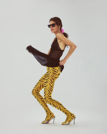 split banner lurex tights swedish stockings 5