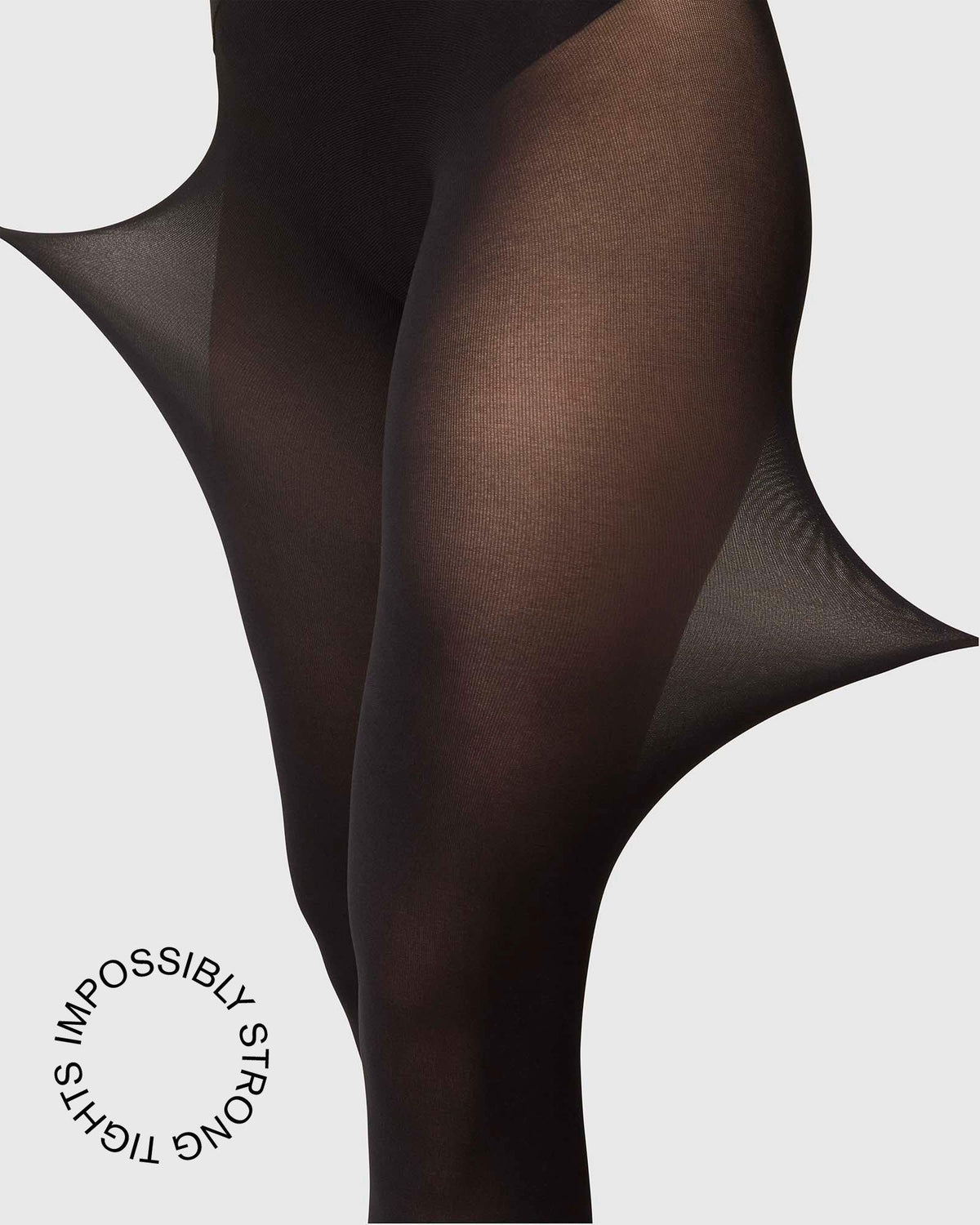 Lois Rip Resistant Tights Black 40 den Buy now Swedish Stockings