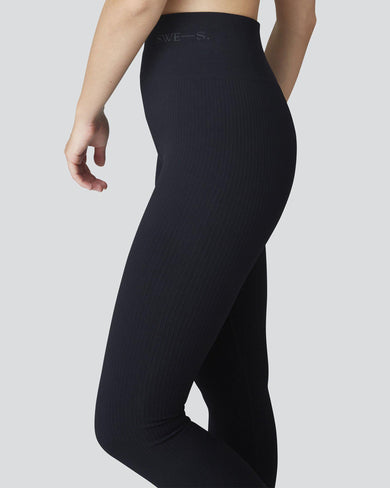 SWEDISH FALL Leggings for Women, Opaque Sports Leggings, New Movement,  High-Waist Compression Leggings, Fitness Leggings with Integrated Mesh  Pockets, black : : Fashion