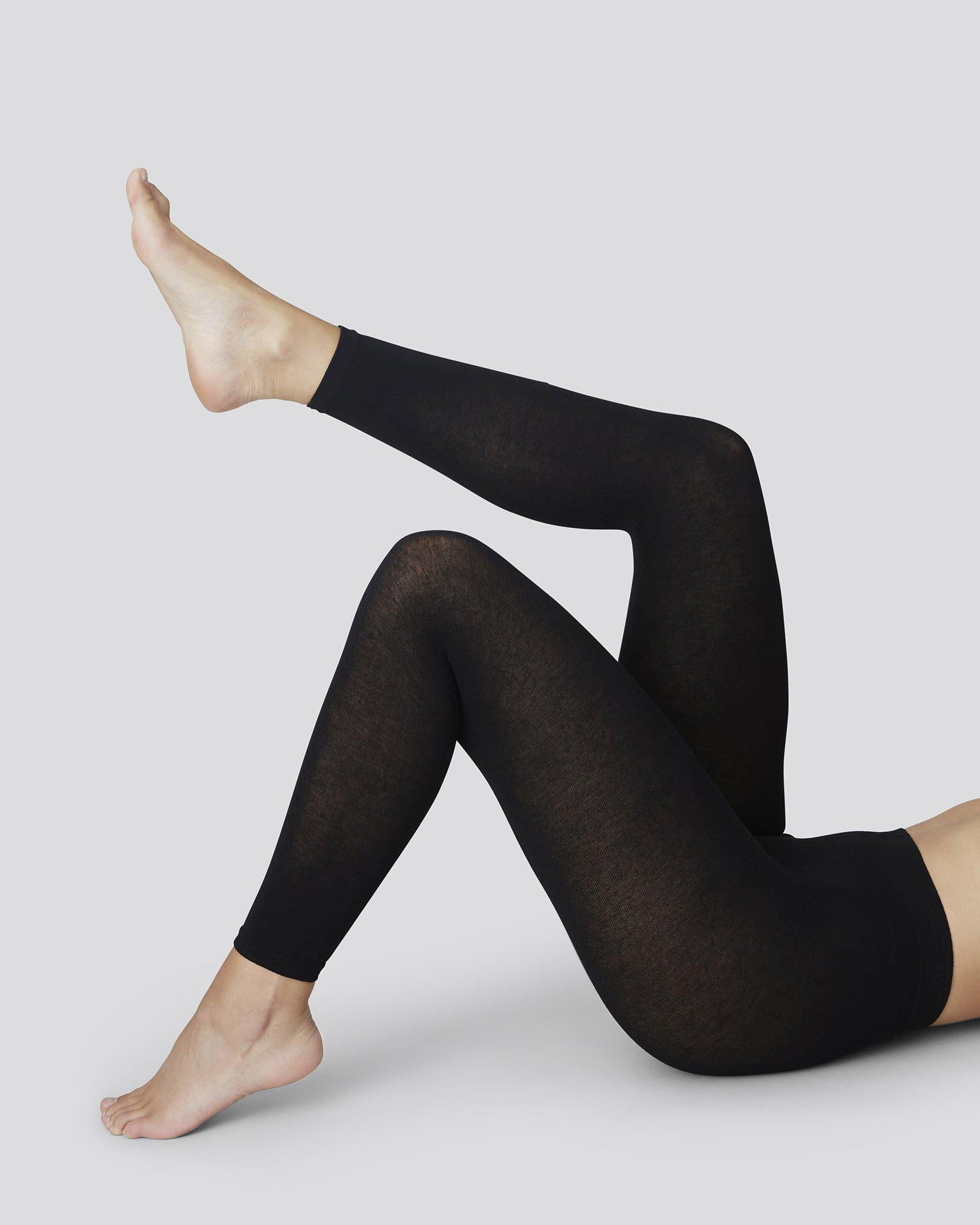 Alice Cashmere Leggings Black | Shop now - Swedish Stockings